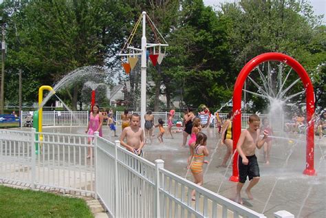 St Clair Shores - Veteran's Memorial Park-- Picnic area, swings and other playground equipment ...