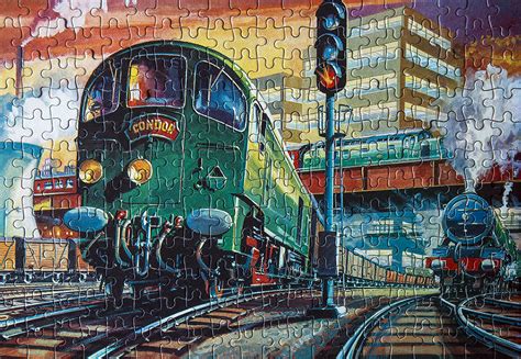 STEAM TRAINS AND JIGSAW PUZZLES: Steam versus Diesels