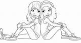 Two Best Friends Coloring Pages At GetColoringscom  Free Printable sketch template
