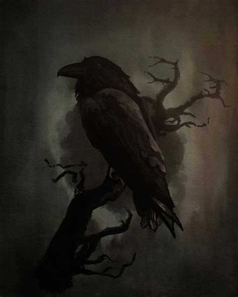 The Raven by EmanuelPetersson on DeviantArt | Scary art, Dark fantasy ...