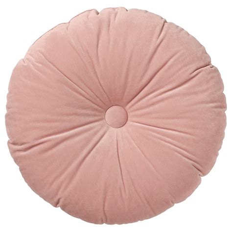 Velvet Round Cushion 40cm – Pink - Salters Hire