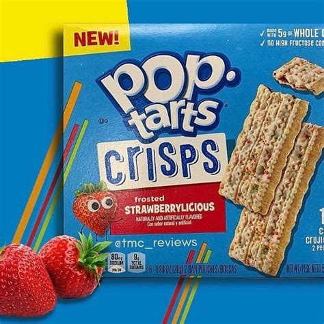 Kellogg's Pop Tarts Strawberrylicious Crisps, 5.9 oz (3 Pack) 36 Crisps ...