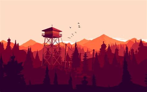 illustration, Firewatch, Video games HD Wallpapers / Desktop and Mobile ...