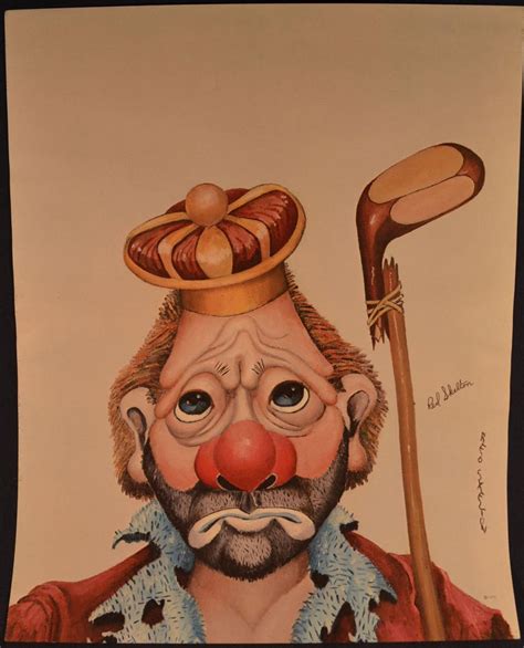 Sold at Auction: Signed Red Skelton 1972 clown print | Red skelton, Skelton, Clown