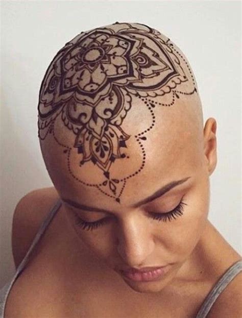 Tattoo on your scalp..... would have never imagined. It's really Artsy ...