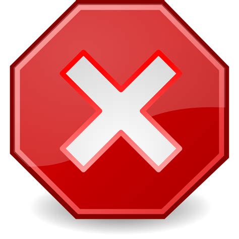 stop icon - Clip Art Library