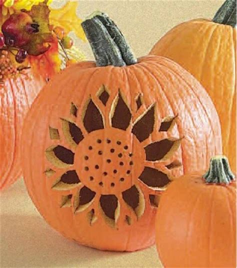 20+ Flower Pumpkin Carving Ideas