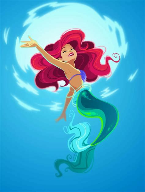 Pin de Kayleigh Montoya en Mermaids | Princesas disney dibujos, Pinturas disney, Sirenita de disney