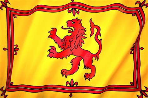 The Lion Rampant - Scotlands' Unofficial Flag