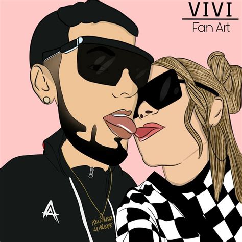 Dibujo de Karol G y Anuel AA - @vivifanart | Dibujos, Dibujos para amigas, Letras de anuel aa