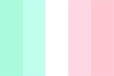 Mint and Pink Color Palette