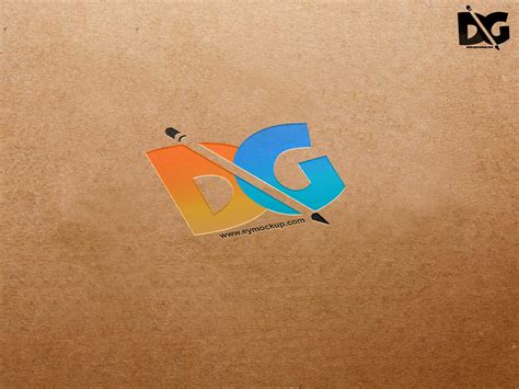 Free Brown Paper Logo Mockup #Branding #download #DownloadPSD #free #freemockup #freePSD # ...