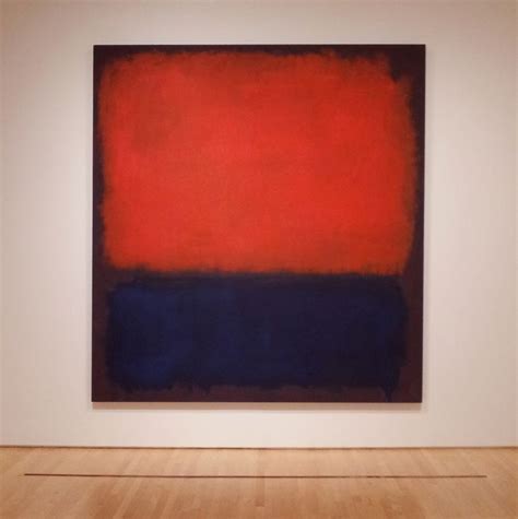 "No.14" by American Painter Mark Rothko (1960); San Francisco Museum of ...