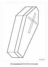 Coffin Casket Coffins Drawing Caskets Outline American Drawings History  sketch template