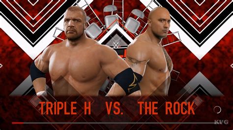 WWE 2K17 - Triple H vs The Rock | Gameplay (HD) [1080p60FPS] - YouTube