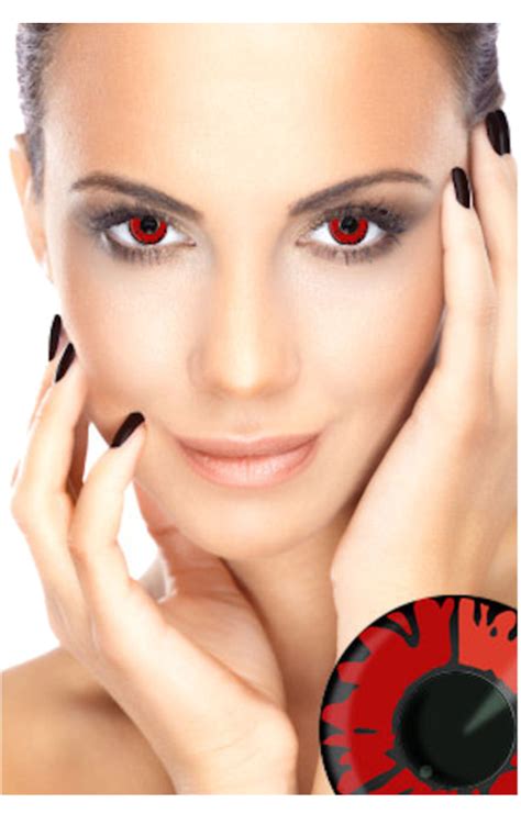 Twilight Volturi Vampire Contact Lenses | White contact lenses, Black ...