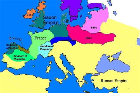 New & Improved map game 500-530 (Map Game) | Germanic tribes, Historical maps, History