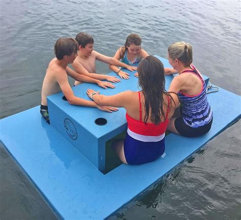 There's Now a Floating Picnic Table You Can Use in a Lake or a Pool Floating Picnic Table, Ideas ...