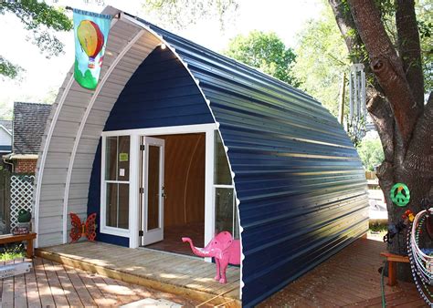 Prefabricated Arched Cabins for Affordable Living