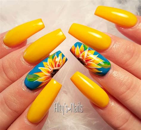 Best Yellow Nail Art Designs for Summer 2019| Stylish Belles | Yellow nails, Yellow nail art ...