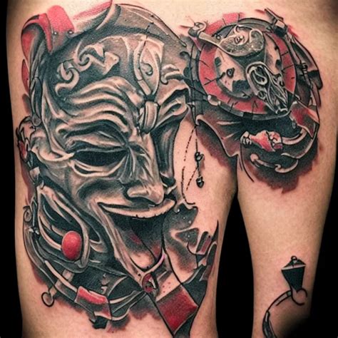 “jester mask, tattoo in a tornado” | Stable Diffusion | OpenArt