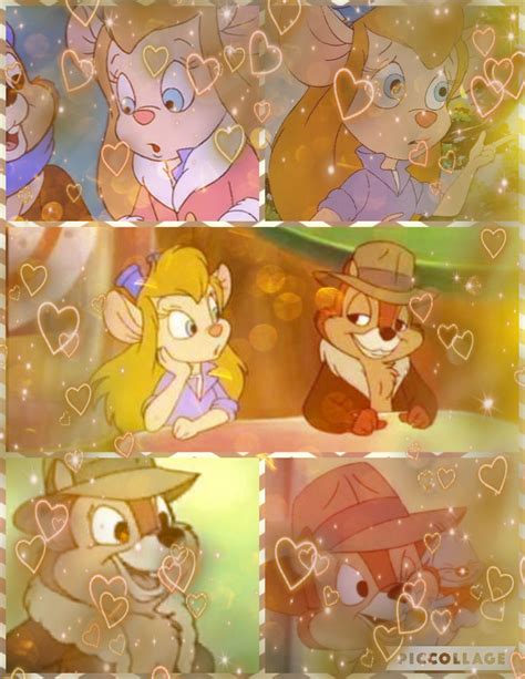 Chip x Gadget Collage by 2CherrySakura2 on DeviantArt