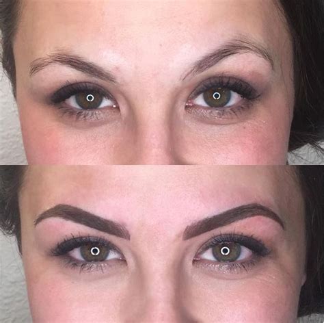 Permanent Makeup Eyebrows Before After Pictures