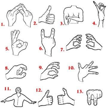 Im not into gangs! There is other things in here, like sign language & palm reading :-) Gang ...