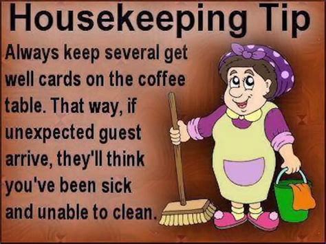 Funny Housekeeping Tip funny quotes quote jokes lol funny quote funny ...