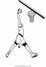 Duke Basketball Coloring Pages sketch template