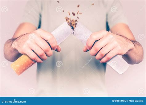 Quit smoking stock photo. Image of filter, addict, faded - 80142406