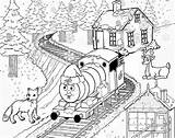 Thomas Christmas Coloring Pages At GetColoringscom  Free Printable sketch template