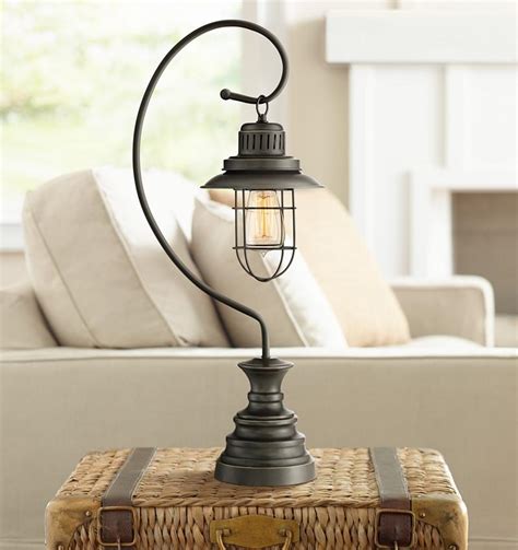 Desk Lamps | Ulysses Oil-Rubbed Bronze Industrial Lantern Desk Lamp | brandowstore.com
