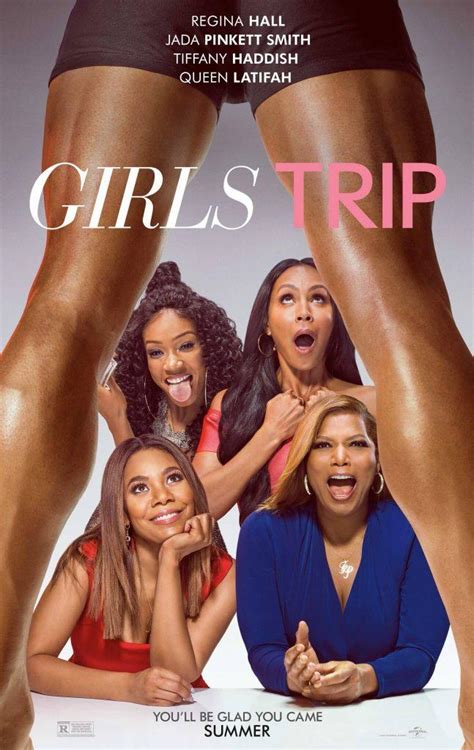 1st Theatrical Trailer For 'Girls Trip' Movie Starring Regina Hall, Queen Latifah, & Jada ...