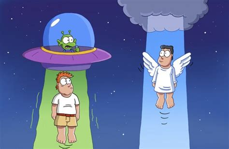 alien abduction By ChristianP | Media & Culture Cartoon | TOONPOOL