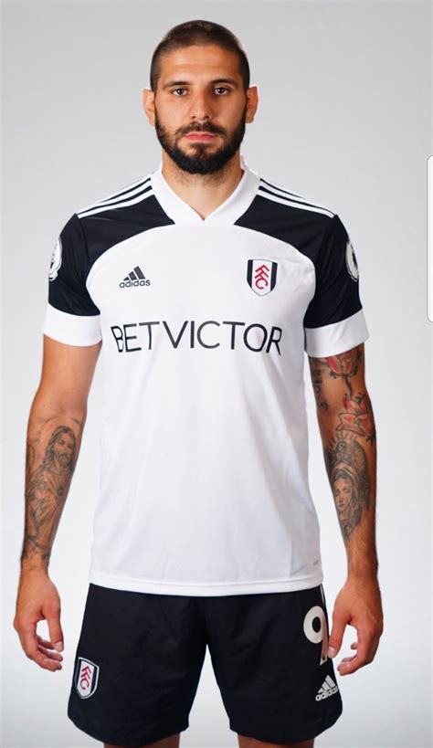 Serbian Football on Twitter: "Aleksandar Mitrovic modeling the new Fulham kit ahead of their ...