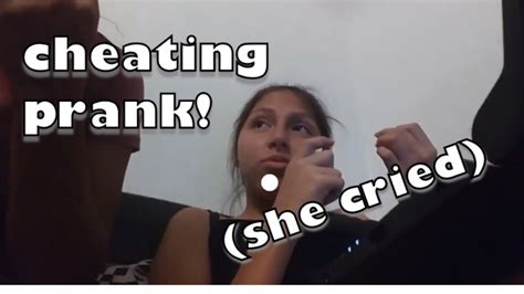 First cheating prank|Always c&a - YouTube