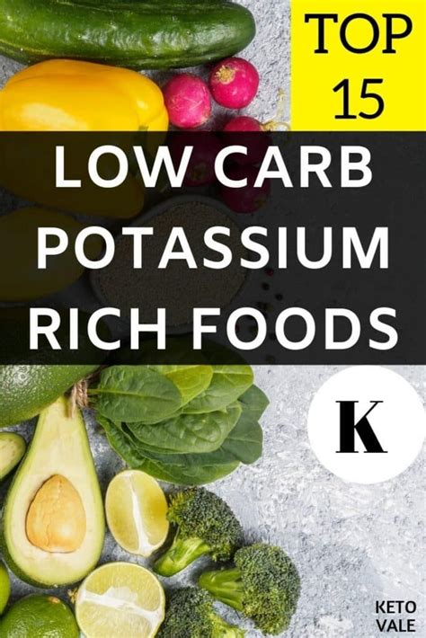 Top 15 Potassium Rich Foods That Are Low Carb | Potassium rich foods ...