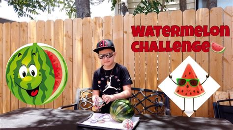 Watermelon challenge!!🍉 - YouTube