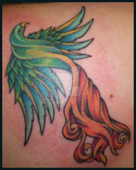 Rainbow Phoenix tattoo by hellcatmolly on DeviantArt