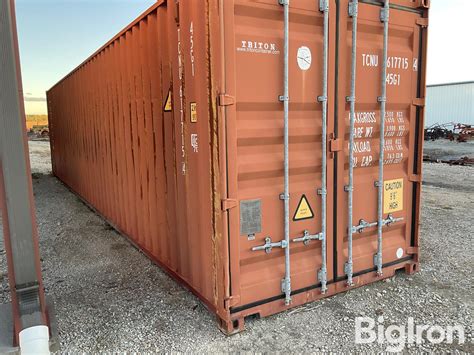 Triton 40' Shipping Container BigIron Auctions