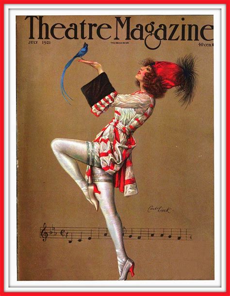 1921 July - Cover - Theatre Magazine - Design by Carl Link | Magazine ...