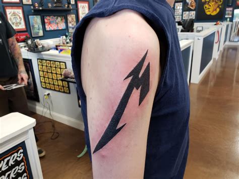 Just got my first tattoo yesterday \m/ : Metallica