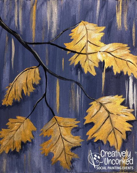 Golden Leaves | Creatively Uncorked