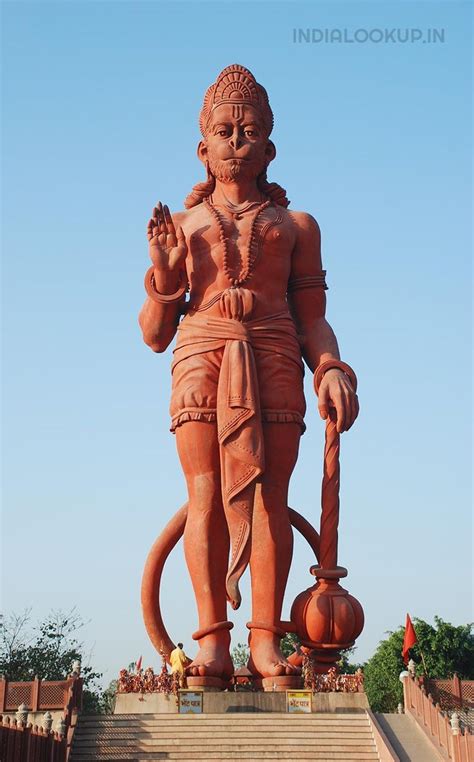 Hanuman of Shri Adya Katyayani Shaktipeeth Mandir | Hanuman, Statue, Lord hanuman