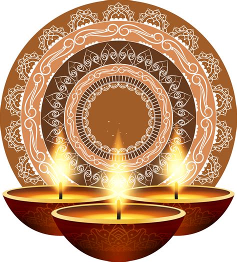 Beautiful vector design of diya rangoli element png image | Diwali design, Diya rangoli, Vector ...