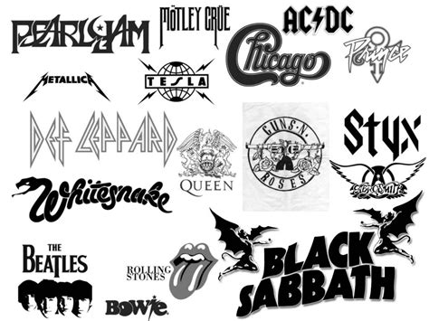 Rock Band Logos by delicateblackroses on DeviantArt