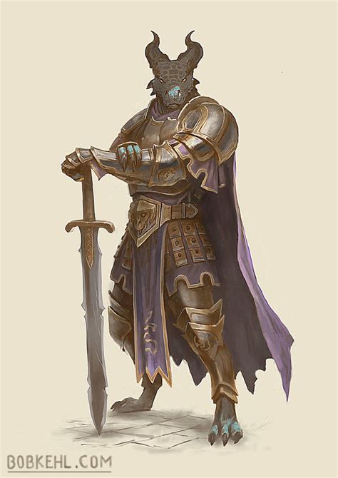 Dragonborn Paladin by BobKehl on DeviantArt