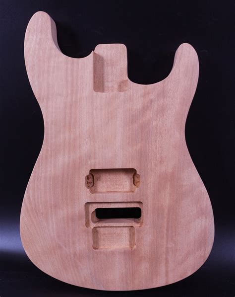 Mahogany Guitar Project DIY guitar Body Unfinished Locking Nut Bolt On style | eBay