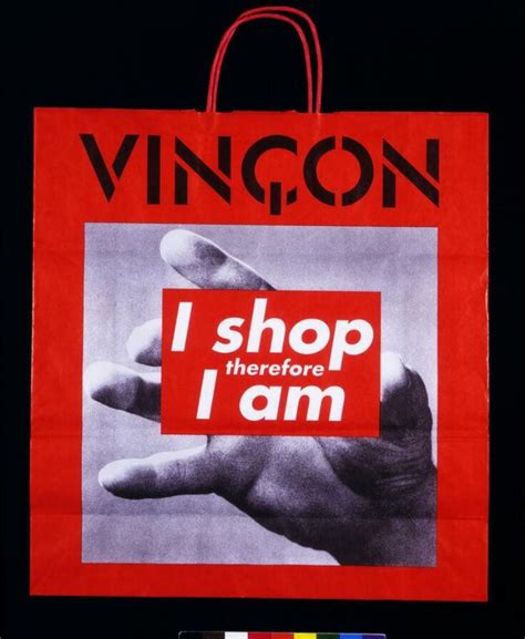 I shop therefore I am | Kruger, Barbara | V&A Explore The Collections
